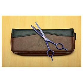 Ciseaux de coiffure JP 440C Ciseaux de coupe Ciseaux à effiler Ciseaux professionnels pour cheveux humains couleur : rouge, 