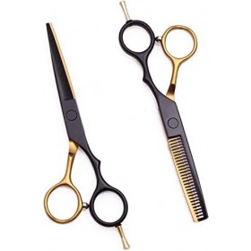 Ciseaux de Coiffure, Ciseaux de Coiffure, Ciseaux à Cheveux de 6 Pouces, Ciseaux de barbier Professionnels, Outil de Coupe, A