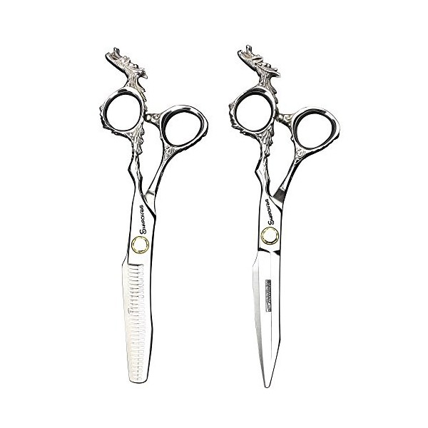 6 / Inch professionnel ciseaux de coupe de cheveux set, ciseaux de coupe tranchants, spécial pour les coiffeurs 6 pouces - 3