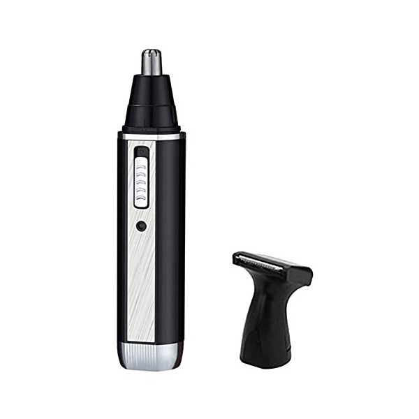 OUSIKA Nose Hair Trimmer 2 in 1 Professional Electric Rechargeable Face Nose Ear Hair Trimmer Shaver Temple Cut for Men Perso