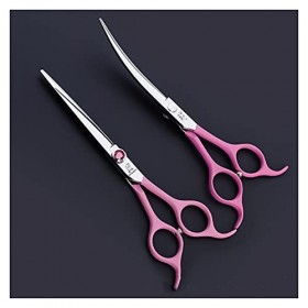 2 ciseaux de coupe de cheveux de toilettage de chat et de chien pour animaux de compagnie-ciseaux de coupe de cheveux Warping