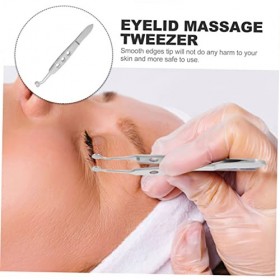 Pincettes dextension de cils de beauté, pinces de massage des glandes de Meibomian, pincettes à grappes de cils, outil dépi R...