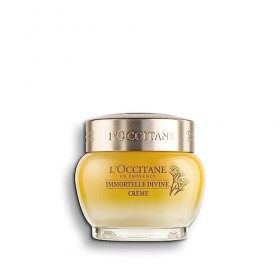LOCCITANE - Crème Immortelle Divine Anti-Âge - Nourrit Intensément et Réduit les Rides - Teint Uniforme - Soin Complet Jour ...