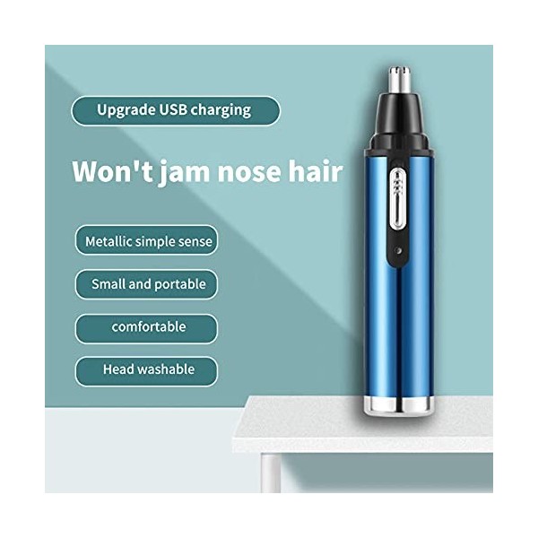 OUSIKA Nose Hair Trimmer Multifunctional Rechargeable Nose Ear Hair Removal Trimmer Eyebrow Trimer Clipper Beard Shaver Groom