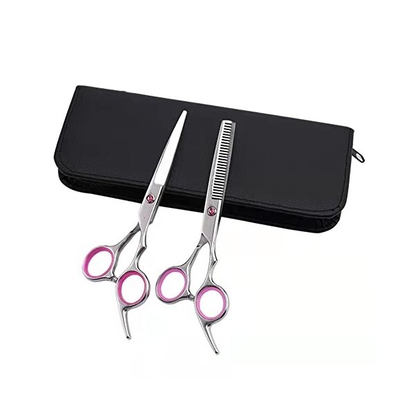 LIUSU Kit de Ciseaux pour Animaux de Compagnie, Ensemble de Ciseaux de Coupe de Cheveux, kit de Ciseaux de Coiffure, Ciseaux 