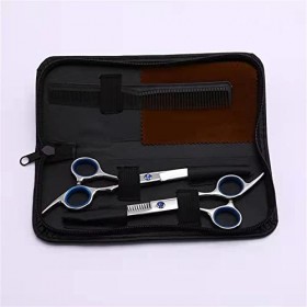 Kit de ciseaux pour animaux de compagnie, kits de ciseaux de coupe de cheveux de 6 pouces, kit de ciseaux de coupe de cheveux