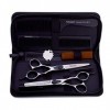 CYYZB 6,0 Pouces 440C Professionnel Ciseaux De Coiffure Set Salon De Coiffure Ciseaux Dilution Ciseaux Japonais en Acier Inox