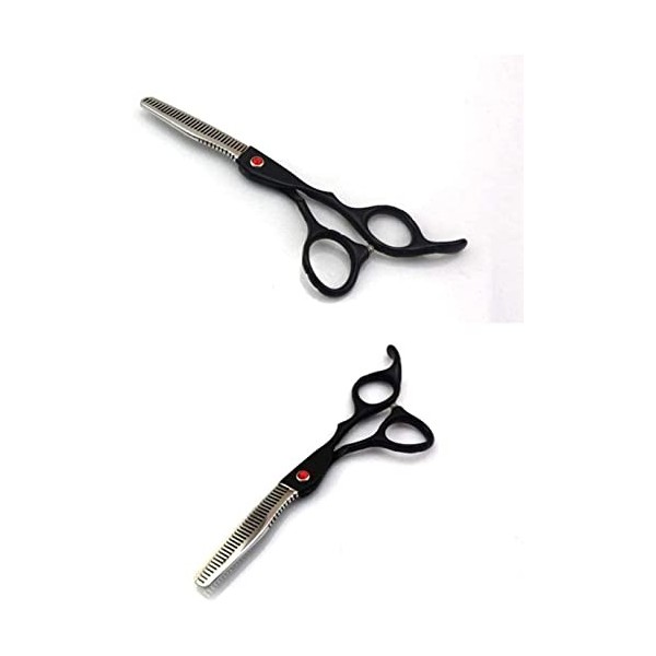 Ciseaux De Coiffeur Ciseaux De Coiffure Professionnels Et Ciseaux Amincissants Ciseaux De Cheveux 440C Avec Poignée Rotative-