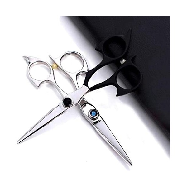 Ciseaux De Coiffeur Ciseaux De Coiffure Professionnels 15,2 Cm Vis Plates En Acier Inoxydable De Couleur Argent Ciseaux De Co