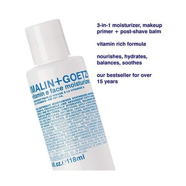 Malin + Goetz Vitamin E Crème pour Visage