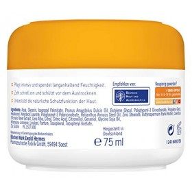 Bübchen Calendula Soin visage avec dula bio pour la protection des peaux sensibles 75 ml Crème Jour et Nuit
