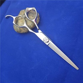 ciseaux de coiffeur Ciseaux De Coupe De Cheveux, 6 Pouces Professionnel Japon 440c Acier Argent Ciseaux De Cheveux Coupe Coif...
