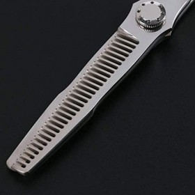 Ciseaux de coiffure de 6 pouces, ensemble de ciseaux de coupe et damincissement pour Salon professionnel de coiffure, FlatCu ...