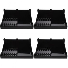 FRCOLOR 4 Pièces Ciseaux Peigne Prise Cheveux Ciseaux De Stockage Cheveux Ciseaux Conteneur Coiffure Organisateur Porte-Cisea