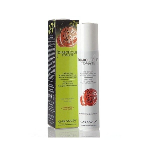 Garancia Diabolique Tomate Actifs Hydratant 24H Creme Deau, 30 ml Crème Jour et Nuit