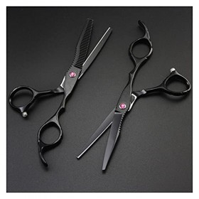 Générique Ciseaux de Coiffure Professionnels Set Salon Professional Modeling Steel Barber Ciseaux Fournitures Set 