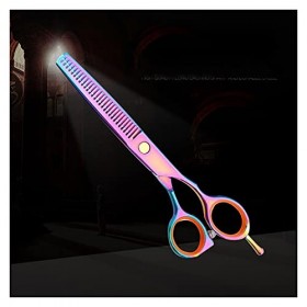 Cheveux professionnels de bord de rasoir, cisailles plates, cisailles texturisantes pour salon, ciseaux de coiffure spéciaux ...