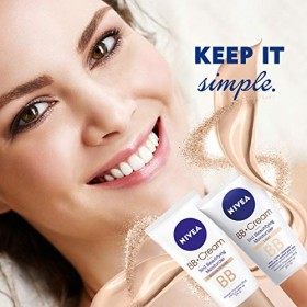 Nivea Daily Essentials BB Cream 5-in-1 Beautifying Moisturiser Medium to Dark SPF 10 - 50 ml by NIVEA Crème Jour et Nuit
