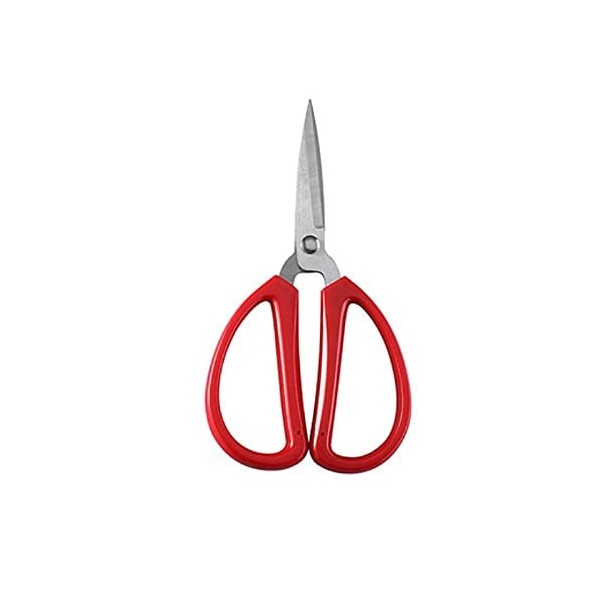 Ciseaux artisanaux grands ciseaux en cuir, adaptés à lindustrie domestique, coupés, solides, avec poignée rouge, longueur: 1