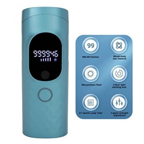 Appareil dépilation à domicile, appareil dépilation à refroidissement par glace ABS avec lunettes pour hommes femmes pour l