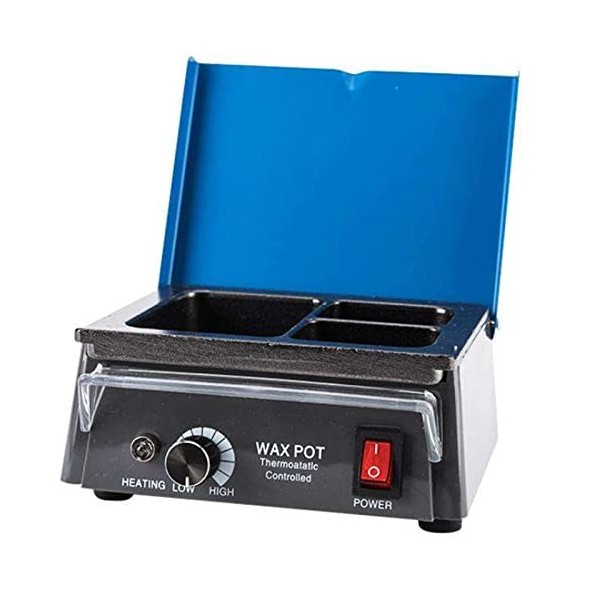 Pot de chauffe-cire analogique à 3 emplacements, pot de chauffe-cire dentaire 300 W, 30 ℃ ~ 130 ℃, 220 V, pots de cire pour l