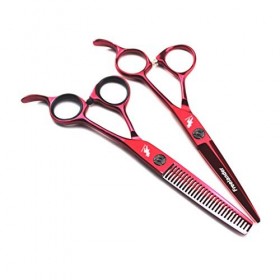 Ciseaux de coiffure professionnels, ensemble de ciseaux de coiffeur professionnels de 6,0 pouces ensemble de ciseaux de coiff