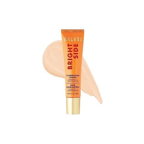 Milani Bright Side Primer for Makeup 1.0 FlOz. - Brightening Face Primer for Dewy Skin