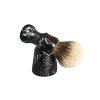 AnSafe Blaireau Haute qualité Cheveux de Blaireau purs Cadeau pour Homme Barbe Savon Brosse en Mousse Fait Main Brosse de Ras