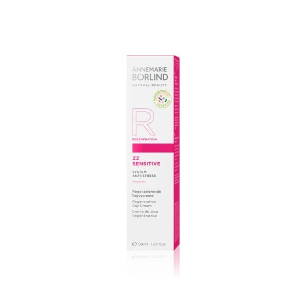 ANNEMARIE BÖRLIND Crème de Jour Régénératrice ZZ SENSITIVE 50ml - Soin cosmétique intense pour une peau plus souple. 100 % C...