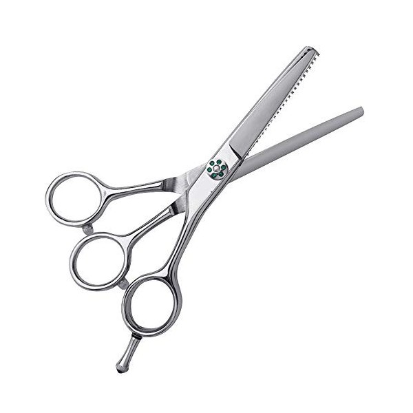 Outils de coupe des cheveux Ciseaux de coiffure minces de 6 pouces Ciseaux à deux lames avec boîte en bois pour femme Colo