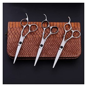 Poignée en forme de main de coiffeur professionnel de 5,5 pouces, poignée en bambou, poignée à nœud haut, ciseaux de coiffeur...