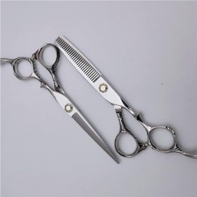 Ciseaux de coupe de cheveux, 15,2 cm professionnels japonais en acier 440C haut de gamme, ciseaux de coupe de cheveux, ciseau