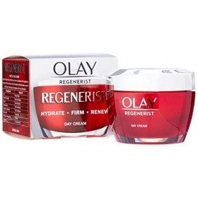 Olay Crème visage 3 points Regenerist à lacide hyaluronique, 50 ml, 1 unité Crème Jour et Nuit