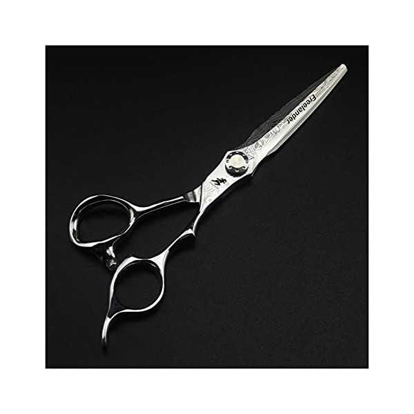 Ciseaux de coiffure professionnels 6 pouces 440c, ciseaux de coupe de cheveux amincissants, outils de coupe de cheveux et de 