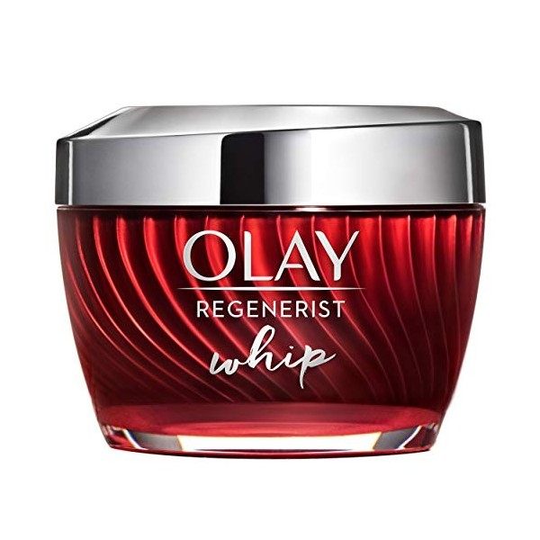 Light Face Moisturizer with SPF 25 by Olay Regenerist Whip with Collagen Peptides, Anti-Aging Face Cream, 1.7 Oz