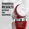 Light Face Moisturizer with SPF 25 by Olay Regenerist Whip with Collagen Peptides, Anti-Aging Face Cream, 1.7 Oz