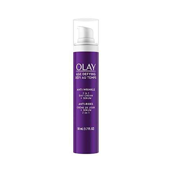 Olay Age Defying 2-In-1 Anti-Wrinkle Day Cream + Serum 1.7 Fl Oz by Olay