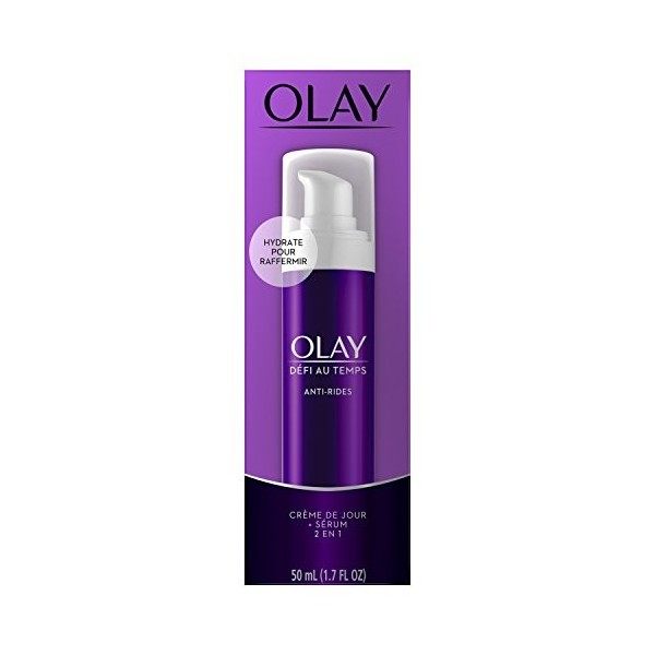 Olay Age Defying 2-In-1 Anti-Wrinkle Day Cream + Serum 1.7 Fl Oz by Olay Crème Jour et Nuit