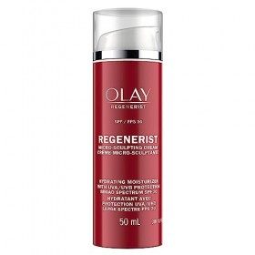 Olay Regenerist Micro-Sculpting Cream With Sunscreen Advanced Anti-Aging 50ml Packaging may Vary Crème Jour et Nuit