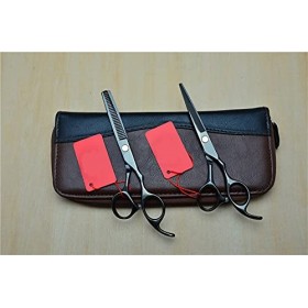 Ciseaux professionnels pour cheveux humains de couleur noire, ciseaux de coupe de coiffure, ciseaux amincissants couleur : 1