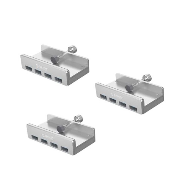 POPETPOP 2 Pcs 4 Ports Usb30 Hub Port DAlimentation Multi Port USB Port De Charge Hub USB 30 4 Ports Concentrateur USB Ordin