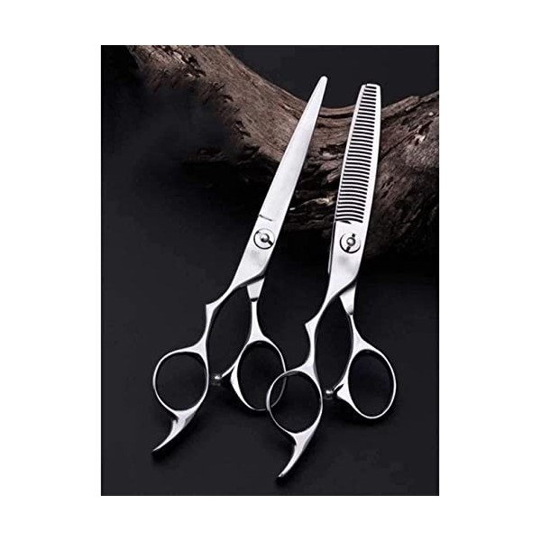 Ciseaux de coiffeur Ciseaux de coupe de cheveux 6 pouces Coiffeur Coupe de cheveux professionnelle Ciseaux de la main gauche 