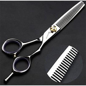 KOAIEZ Ciseaux De Coiffure De Coiffure De 7,0 Pouces en Acier Inoxydable, Cisaillements De Coiffure À Salon Multifonctionnel 