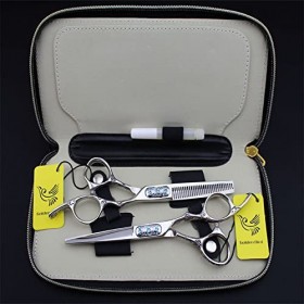 Kit de ciseaux pour animaux de compagnie, ensemble de ciseaux de coupe de cheveux de 15,2 cm, kit de ciseaux de coiffure prof