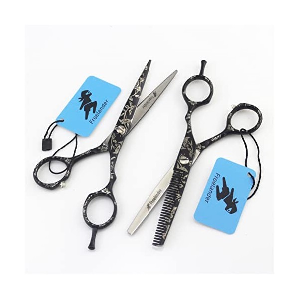 Kit de ciseaux pour animaux de compagnie, ensemble de ciseaux de coiffure professionnels de 15,2 cm, ciseaux de coupe de chev