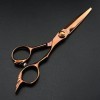 FOOSKOOS Ciseaux Coiffure Professionnel 440C 6 Bronze Ciseaux Ciseaux Ciseaux Amincier Coupes de Cheveux Ciscursales Cisea