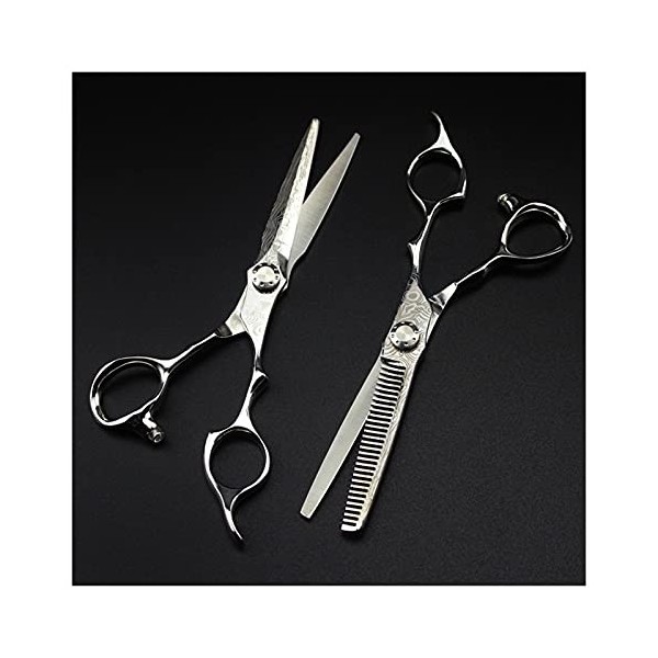 Ciseaux de coiffure de 6 pouces, ciseaux de coiffure, ciseaux clairsemés, coiffeurs, ciseaux à outils, ciseaux de coiffure, c