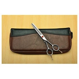 Ciseaux de coiffure JP 440C Ciseaux de coupe Ciseaux à effiler Ciseaux professionnels pour cheveux humains couleur : rouge, 