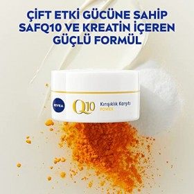 NIVEA Q10 Power Crème de Jour Protectrice Anti-Rides et Raffermissante, pour Peaux Plus Lisses et Plus Jeunes, SPF 30, 50 ml