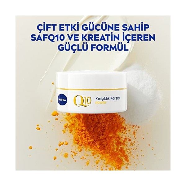 NIVEA Q10 Power Crème de Jour Protectrice Anti-Rides et Raffermissante, pour Peaux Plus Lisses et Plus Jeunes, SPF 30, 50 ml ...